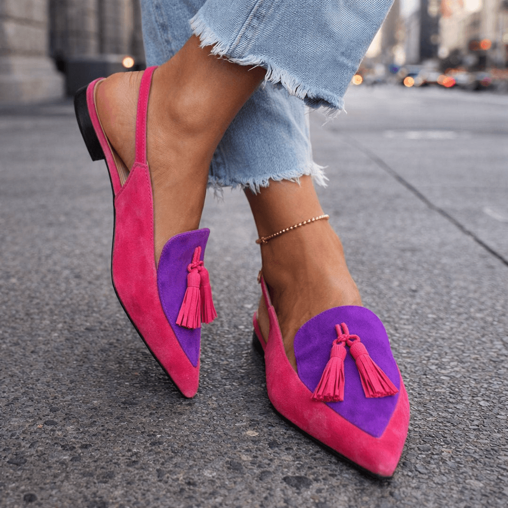 Pink and purple