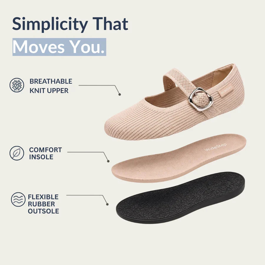 Bernadette | Wide-Fit Comfort Flats