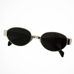 Silver Frame / Black Lens