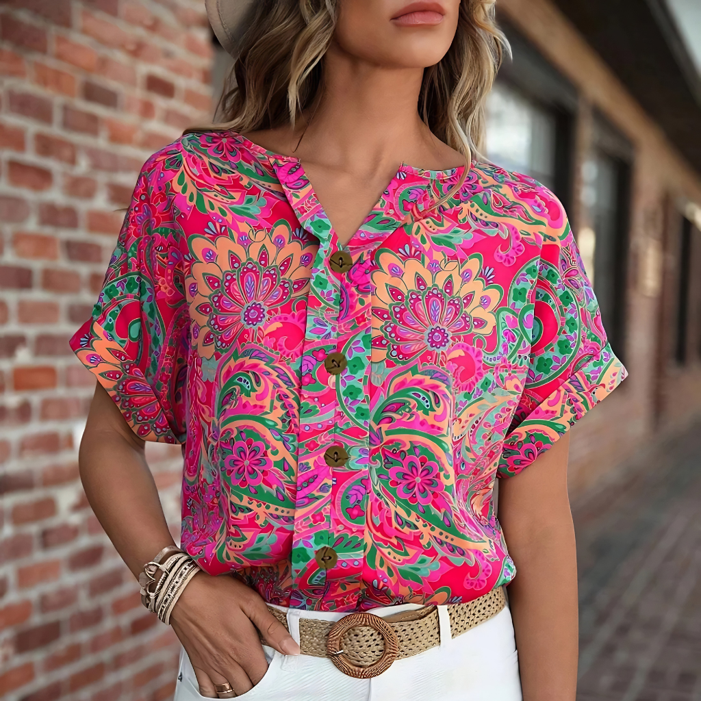 Marnie | Loose Fit Floral Blouse