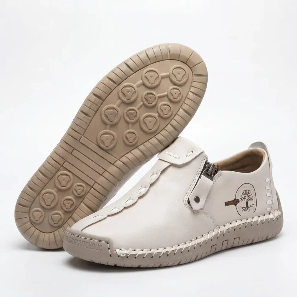 Belle | Wide-Fit Side-Zip Loafers