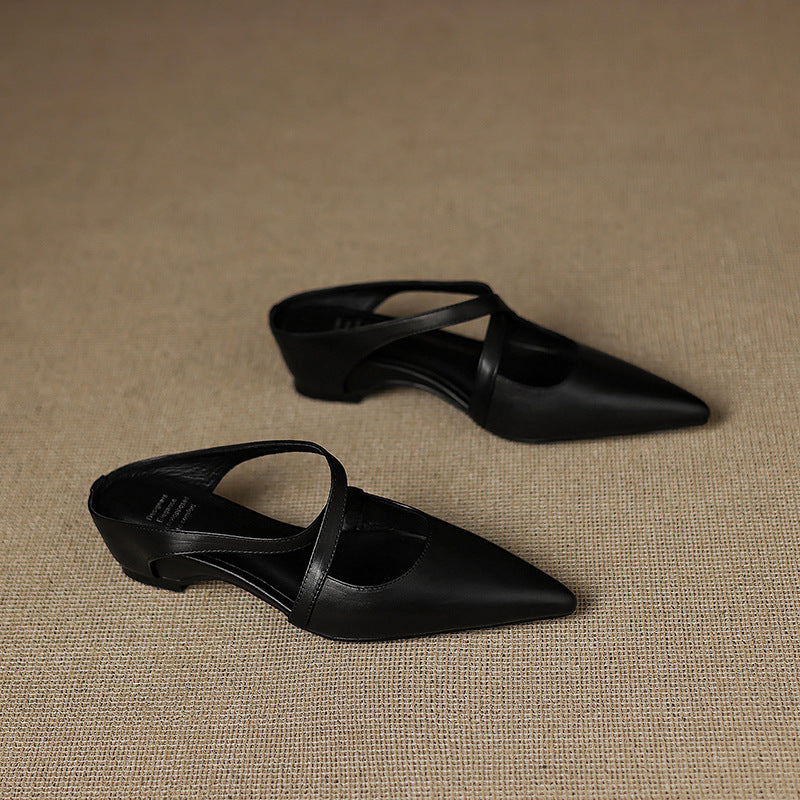 Eryne Leather Mules