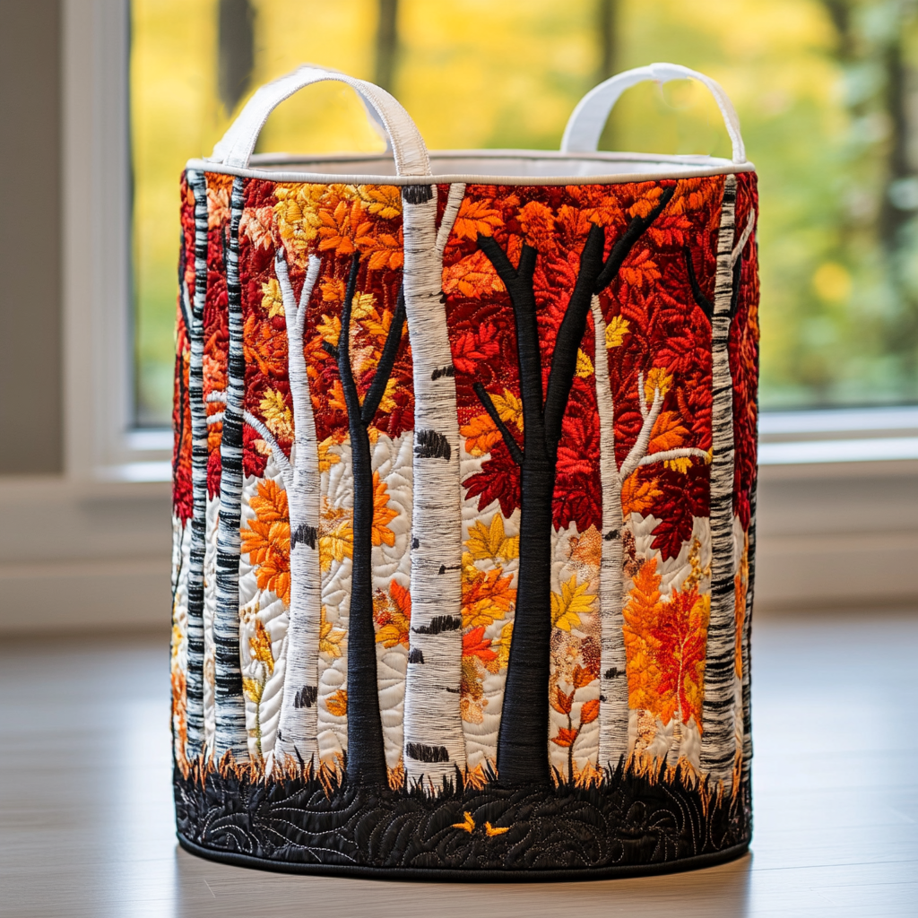 Ortensia | Hand-Quilted Laundry Basket