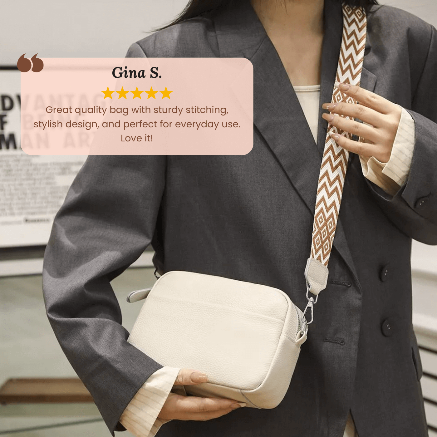 Lucia's Strap Essential | Crossbody Bag