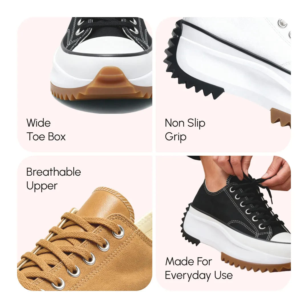 Stephanie | Platform Lace-Up Sneakers