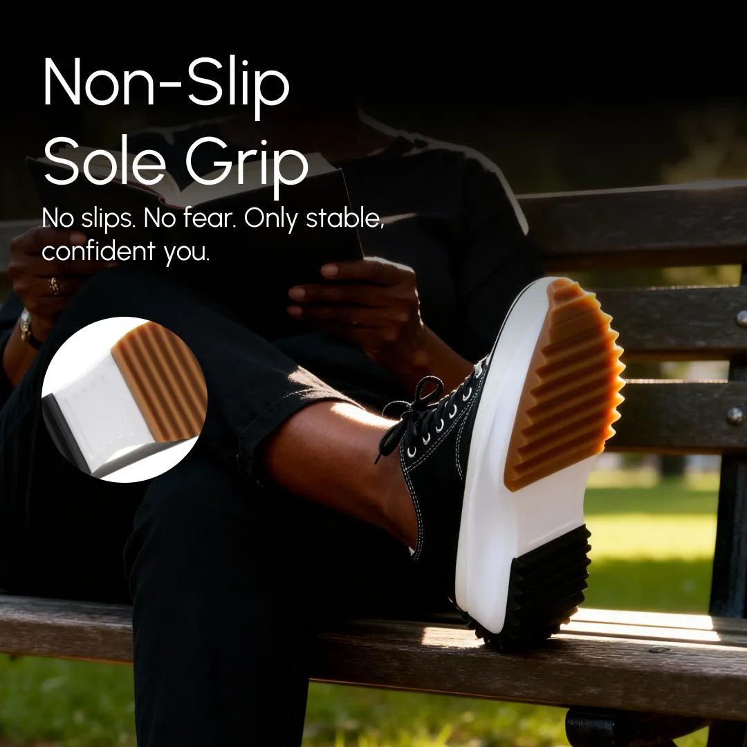 Stephanie | Platform Lace-Up Sneakers