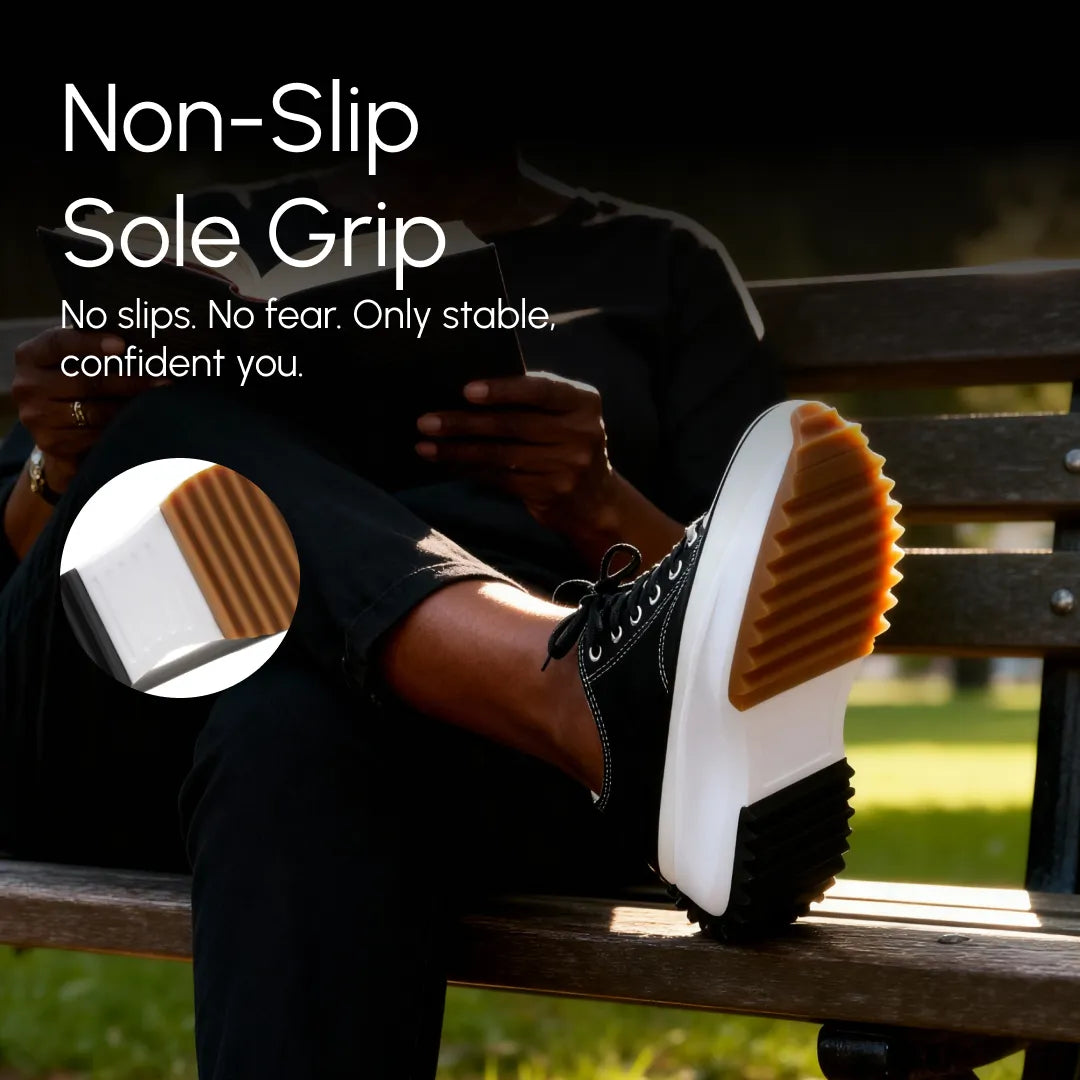 Stephanie | Platform Lace-Up Sneakers
