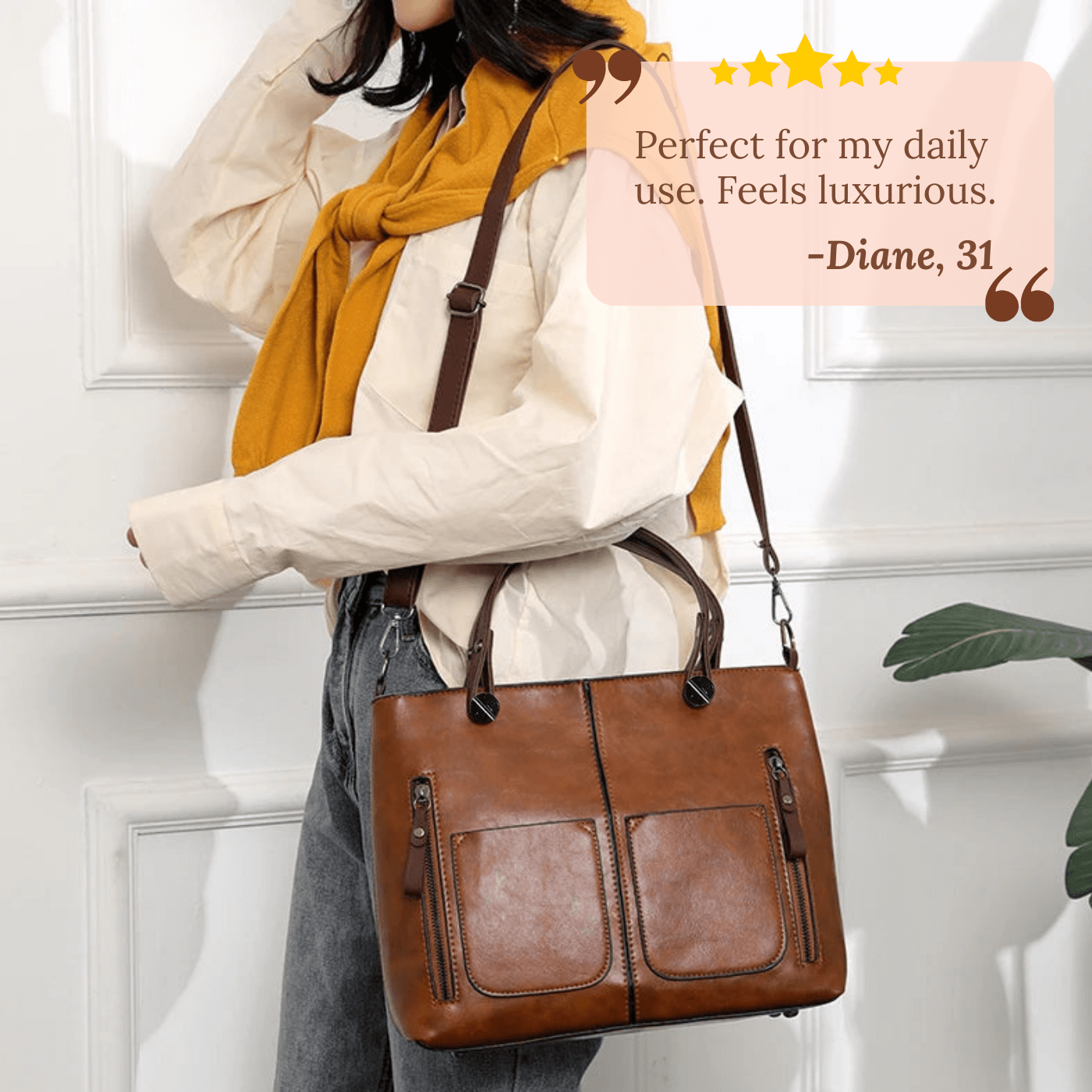 Caterina's Multi-Pocket | Crossbody Bag