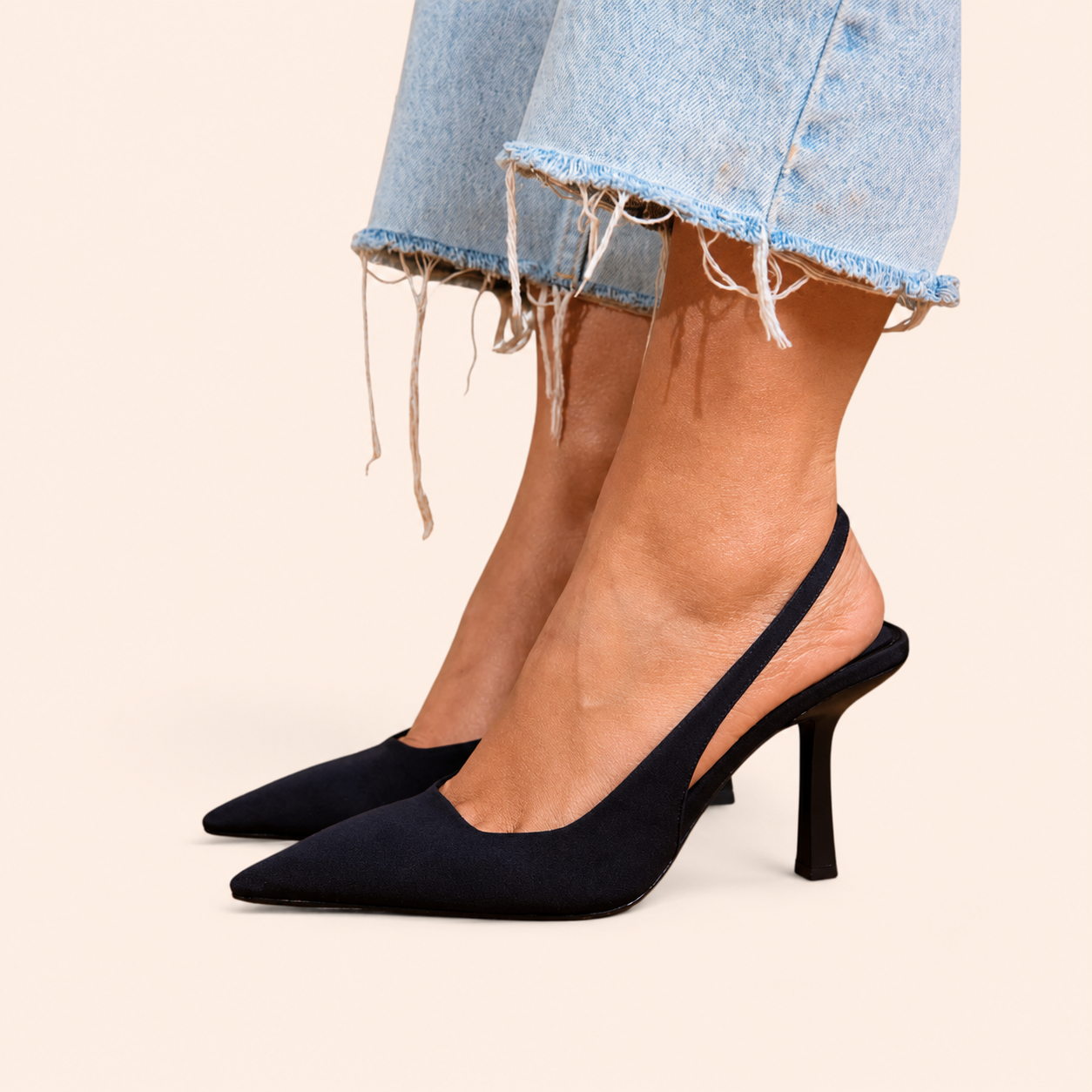 Bella - Orthopedic Slingback Heels