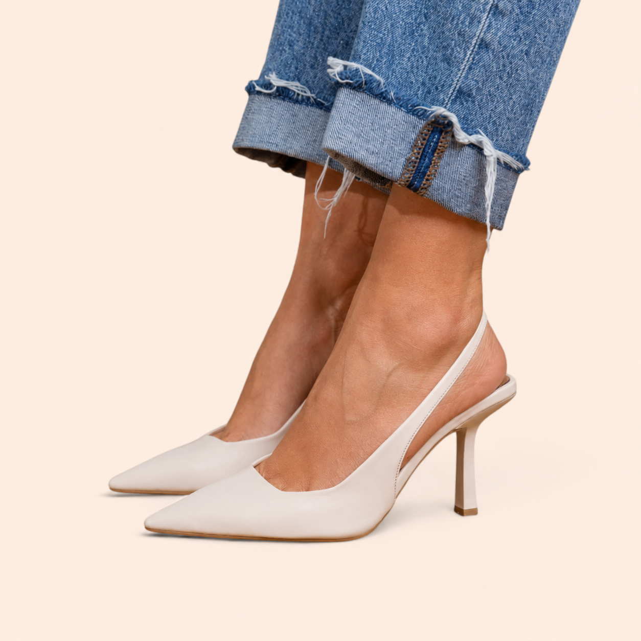 Bella - Orthopedic Slingback Heels