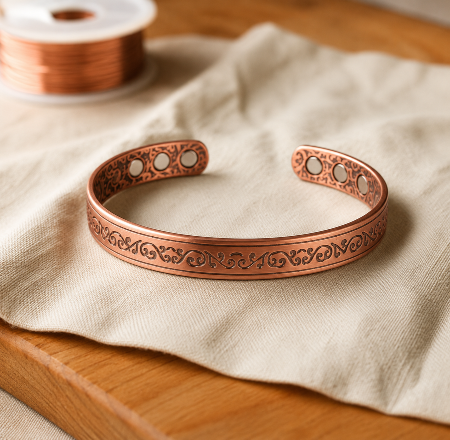 Ornate Copper Bracelet