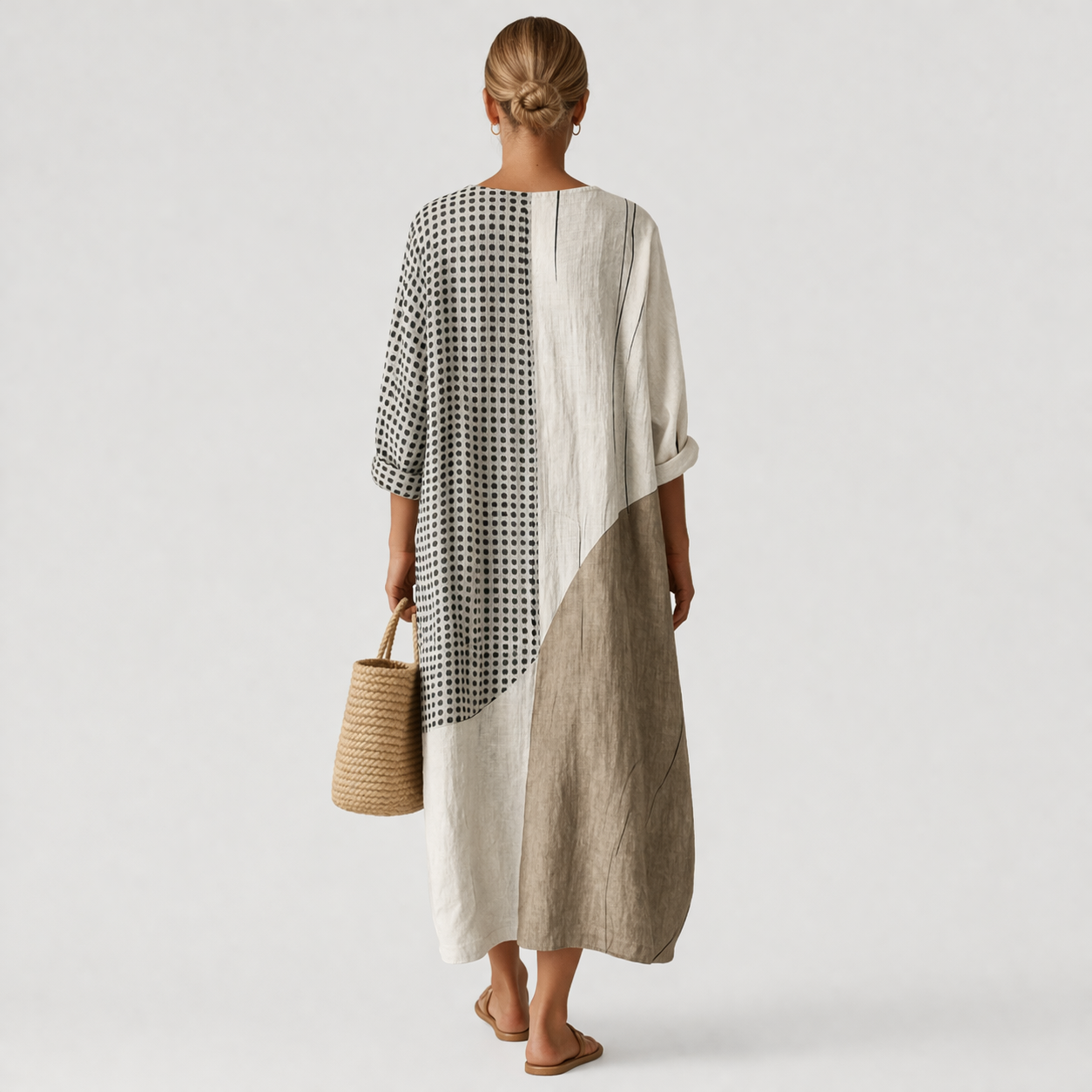 Emma | Striped Elegant Dress