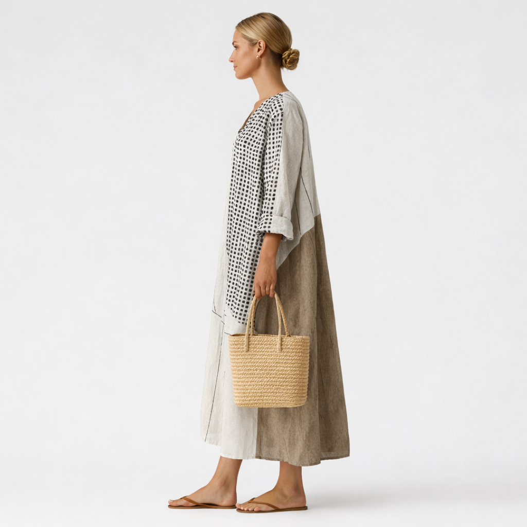 Emma | Striped Elegant Dress