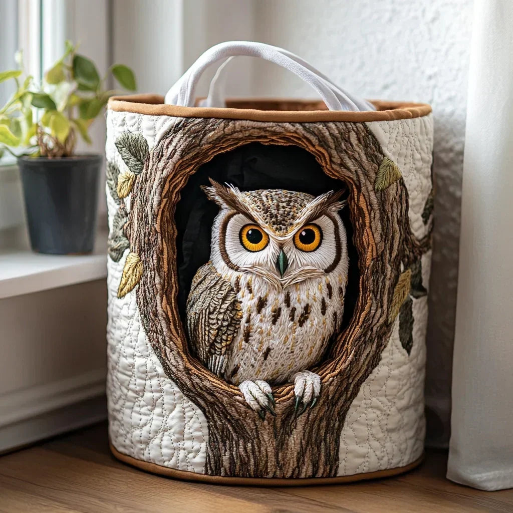 Fernanda | Hand-Quilted Laundry Basket