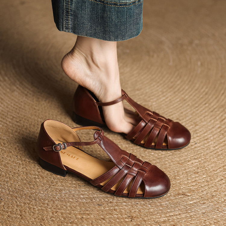 Solene Dalia Leather Flats