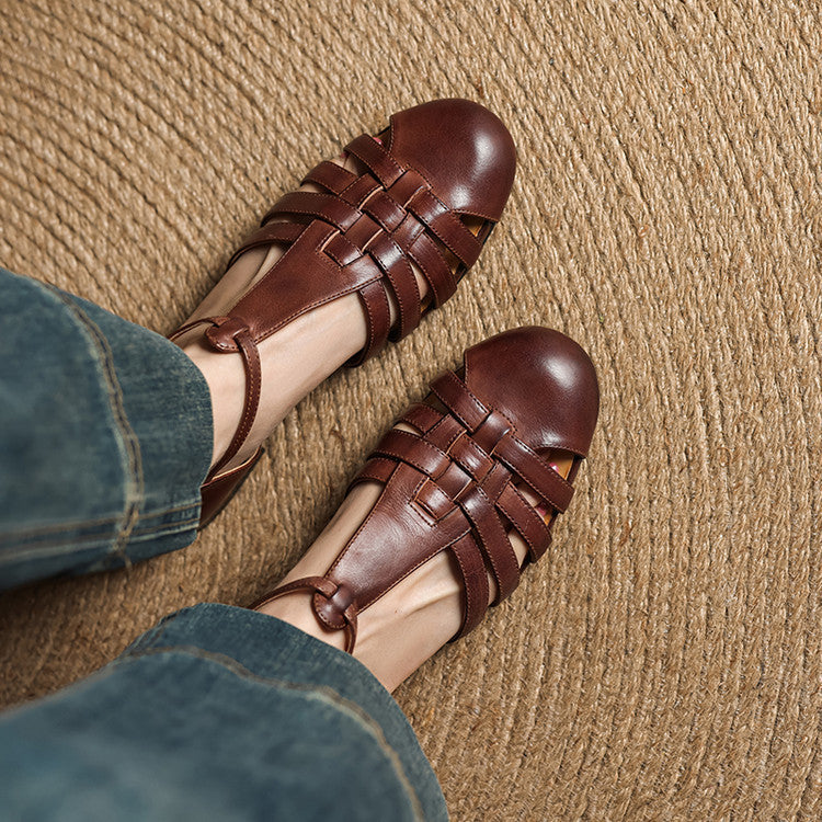 Solene Dalia Leather Flats