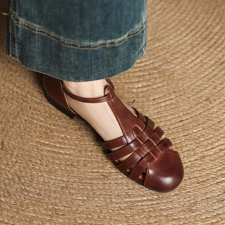 Solene Dalia Leather Flats