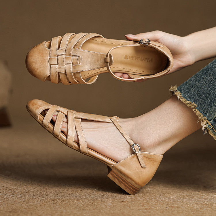 Solene Dalia Leather Flats