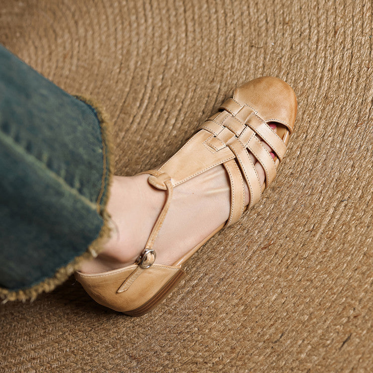 Solene Dalia Leather Flats