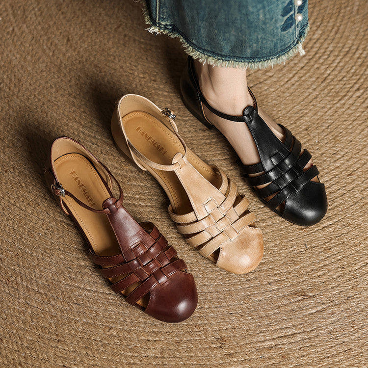 Solene Dalia Leather Flats