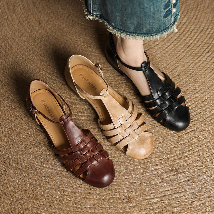 Solene Dalia Leather Flats