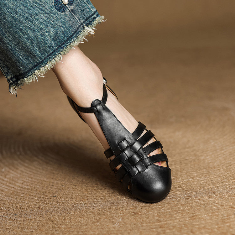 Solene Dalia Leather Flats