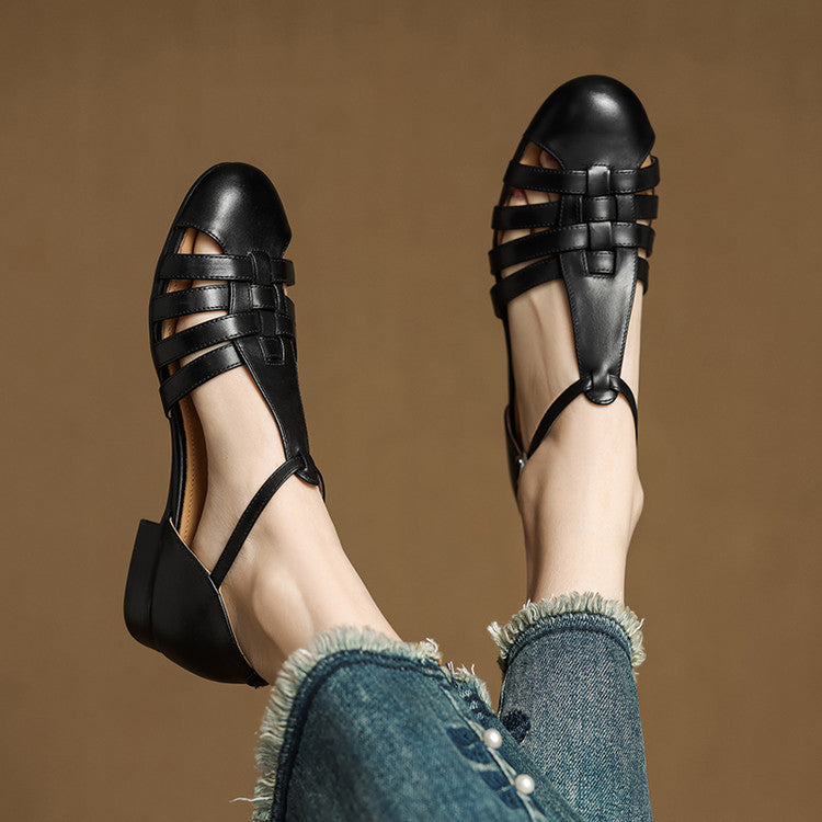 Solene Dalia Leather Flats