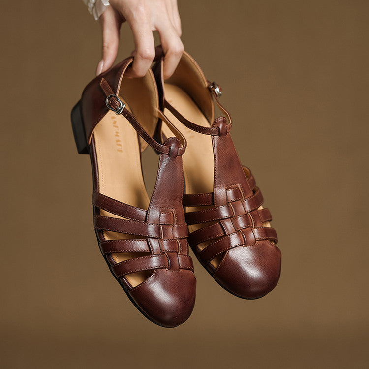 Solene Dalia Leather Flats