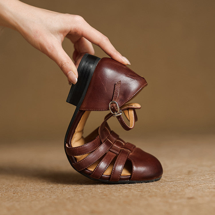 Solene Dalia Leather Flats