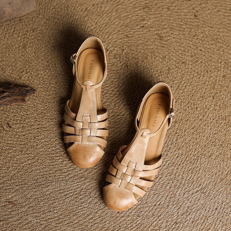 Solene Dalia Leather Flats