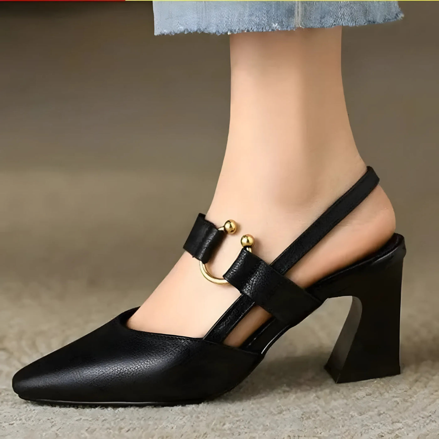 Vera Zala Slingback Heels