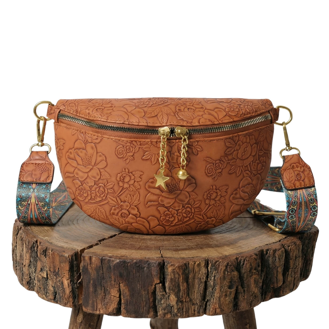 Filomena's Embossed Charm | Crossbody Bag