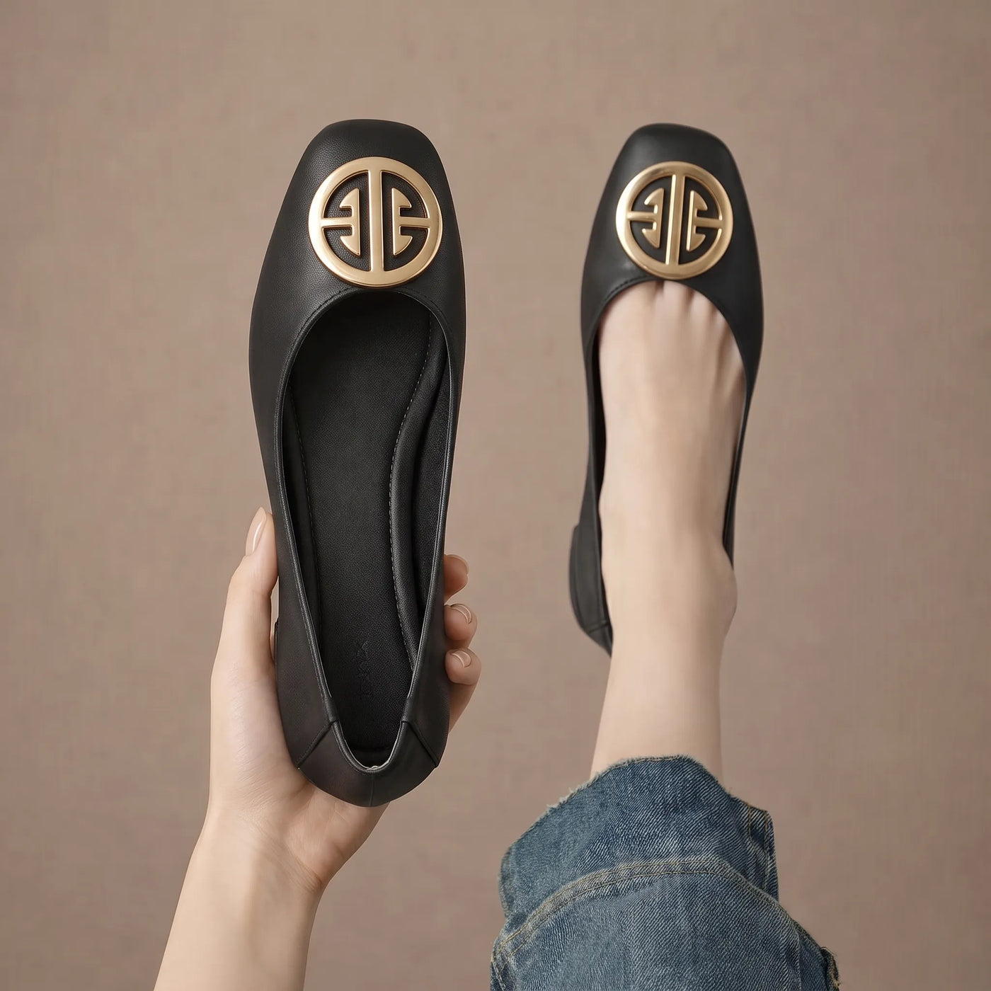 Orchard Leather Flats