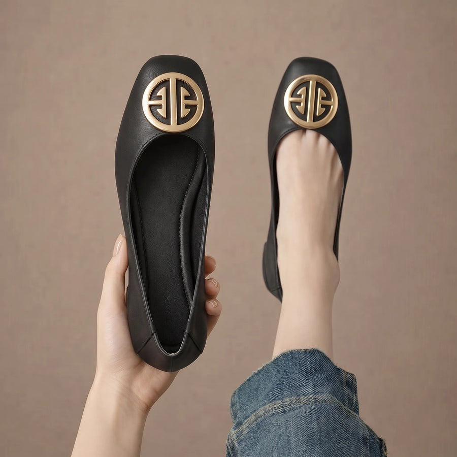 Orchard Leather Flats