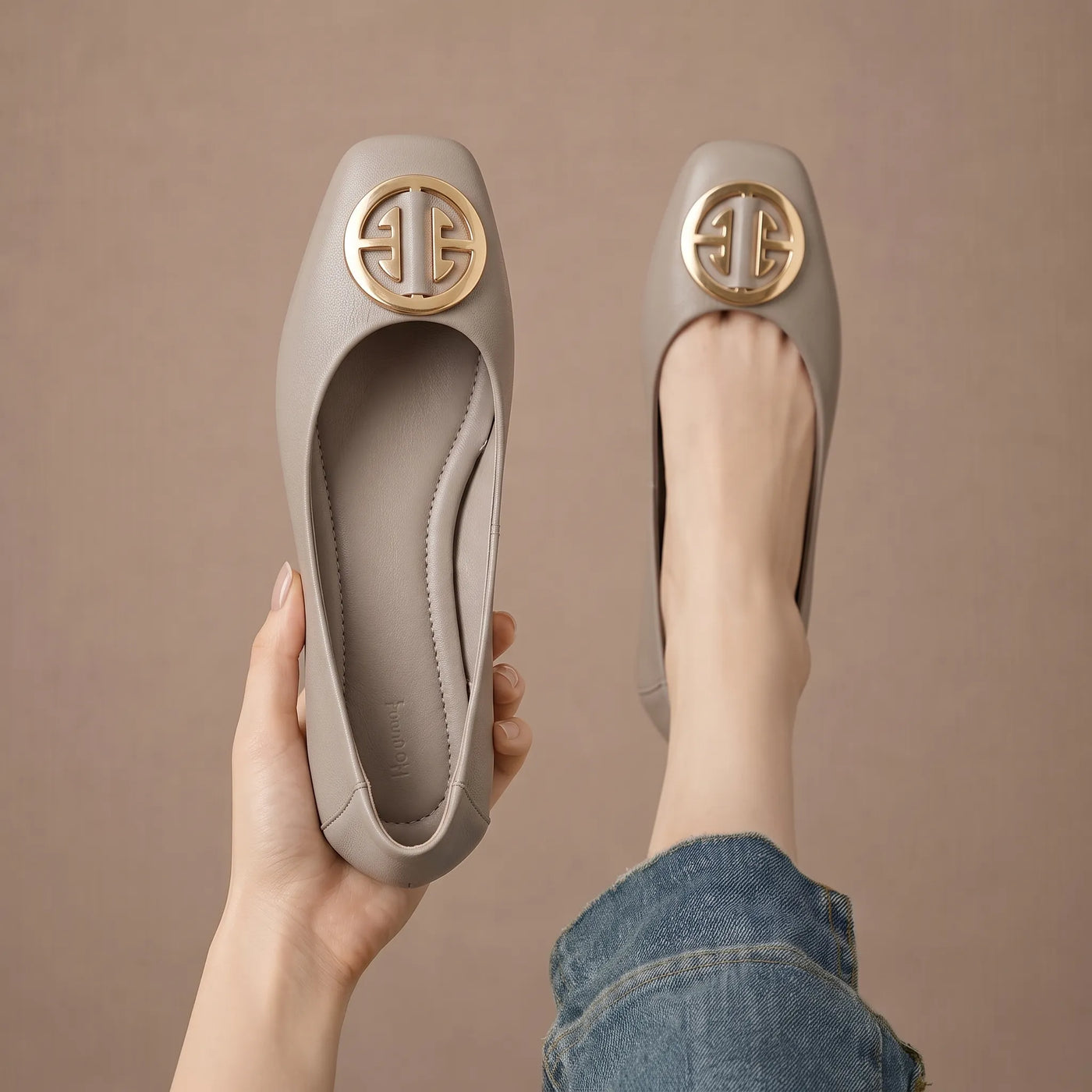 Orchard Leather Flats