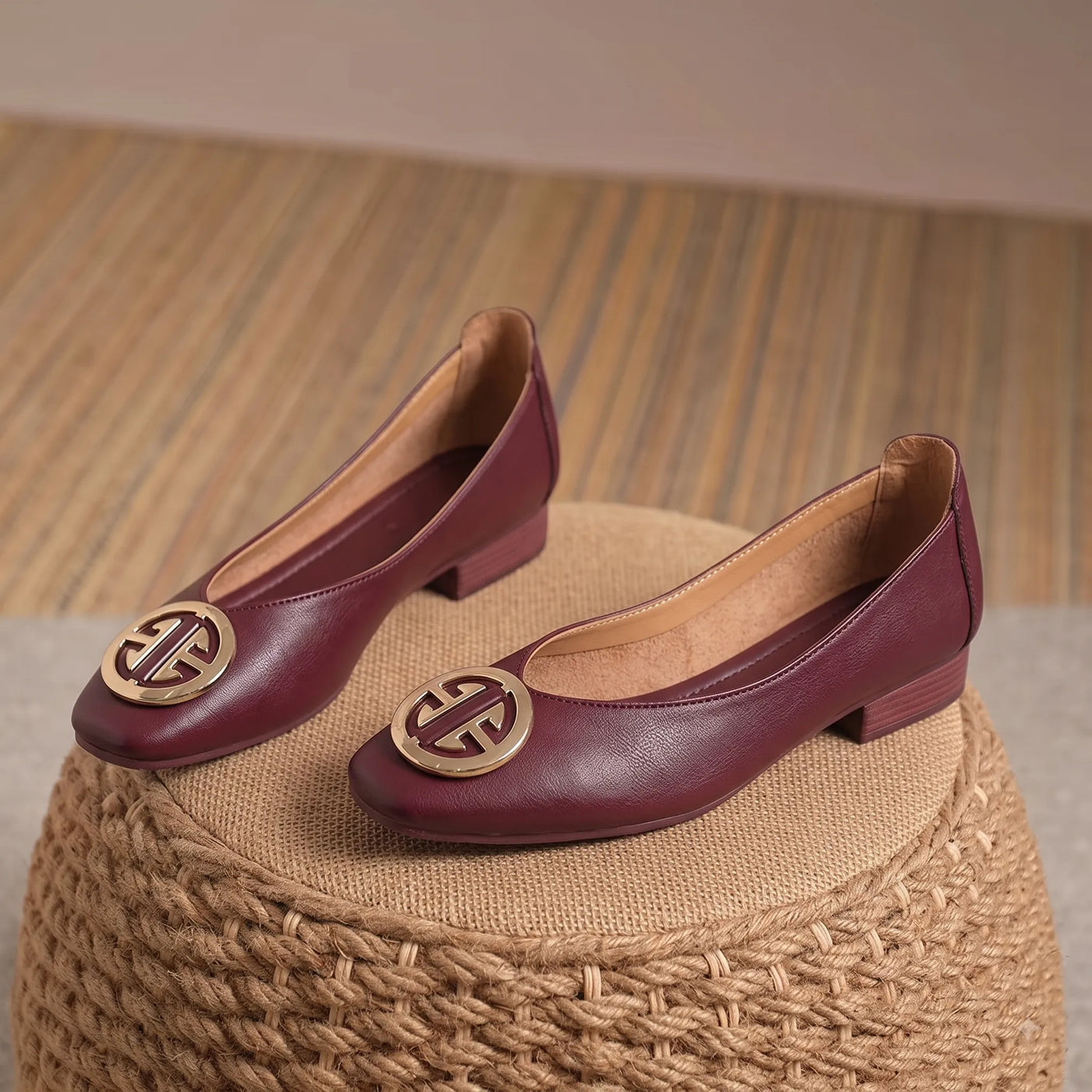 Orchard Leather Flats