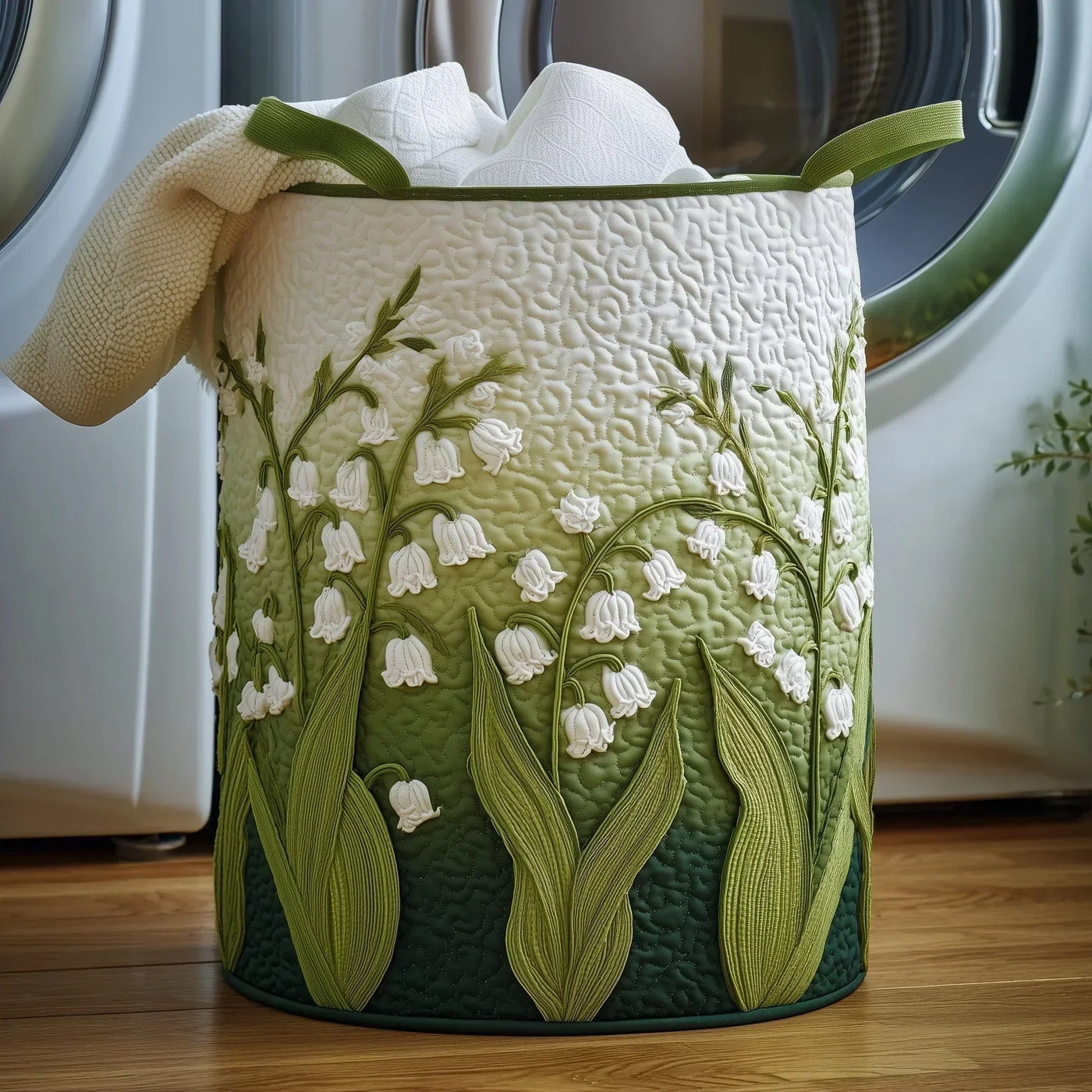 Cora | Hand-Quilted Laundry Basket