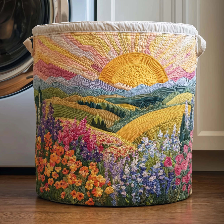 Vittoria | Hand-Quilted Laundry Basket