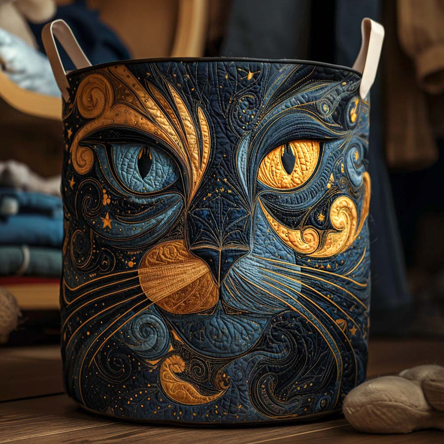 Stella | Hand-Quilted Laundry Basket