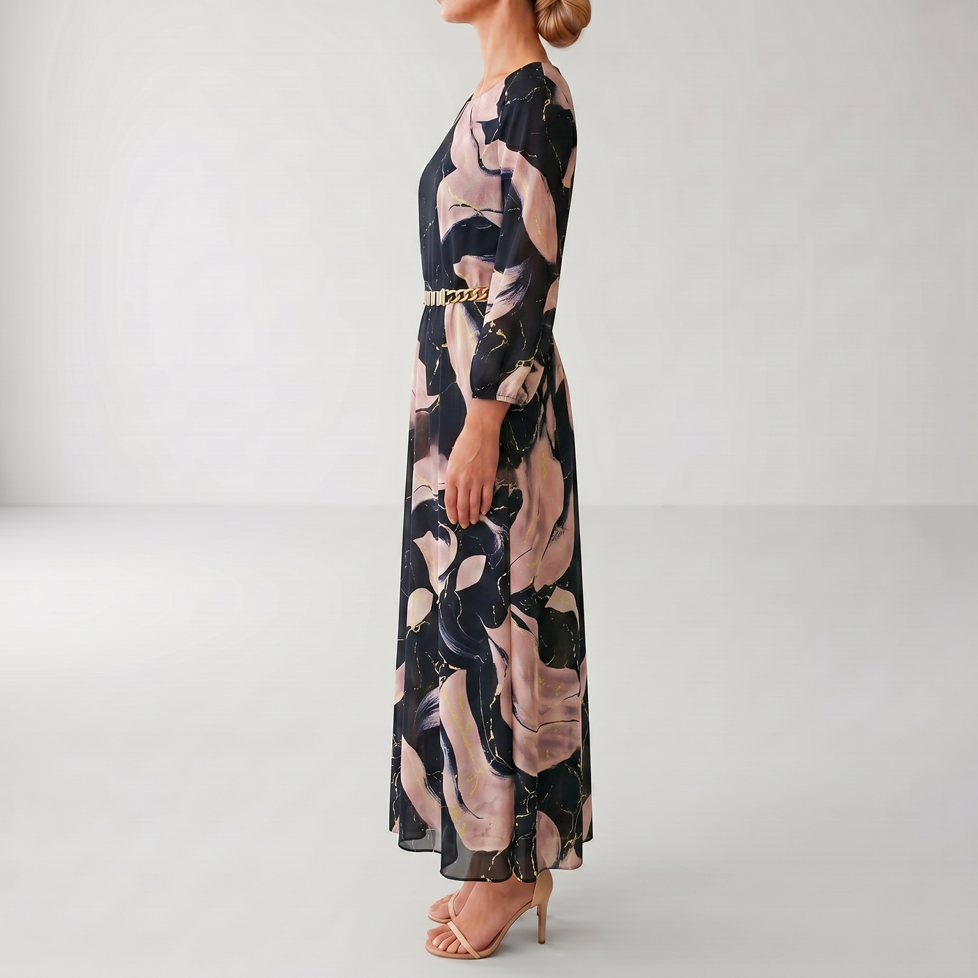 Celine A-Line Maxi Dress