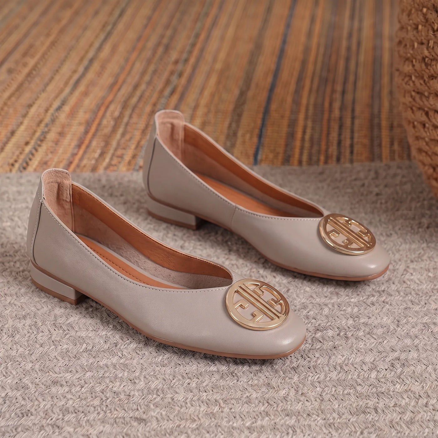 Orchard Leather Flats
