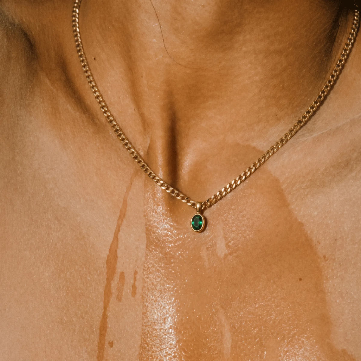 Zaria Necklace in Gold