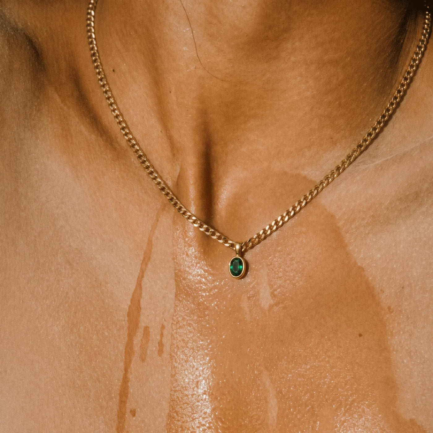 Zaria Necklace in Gold