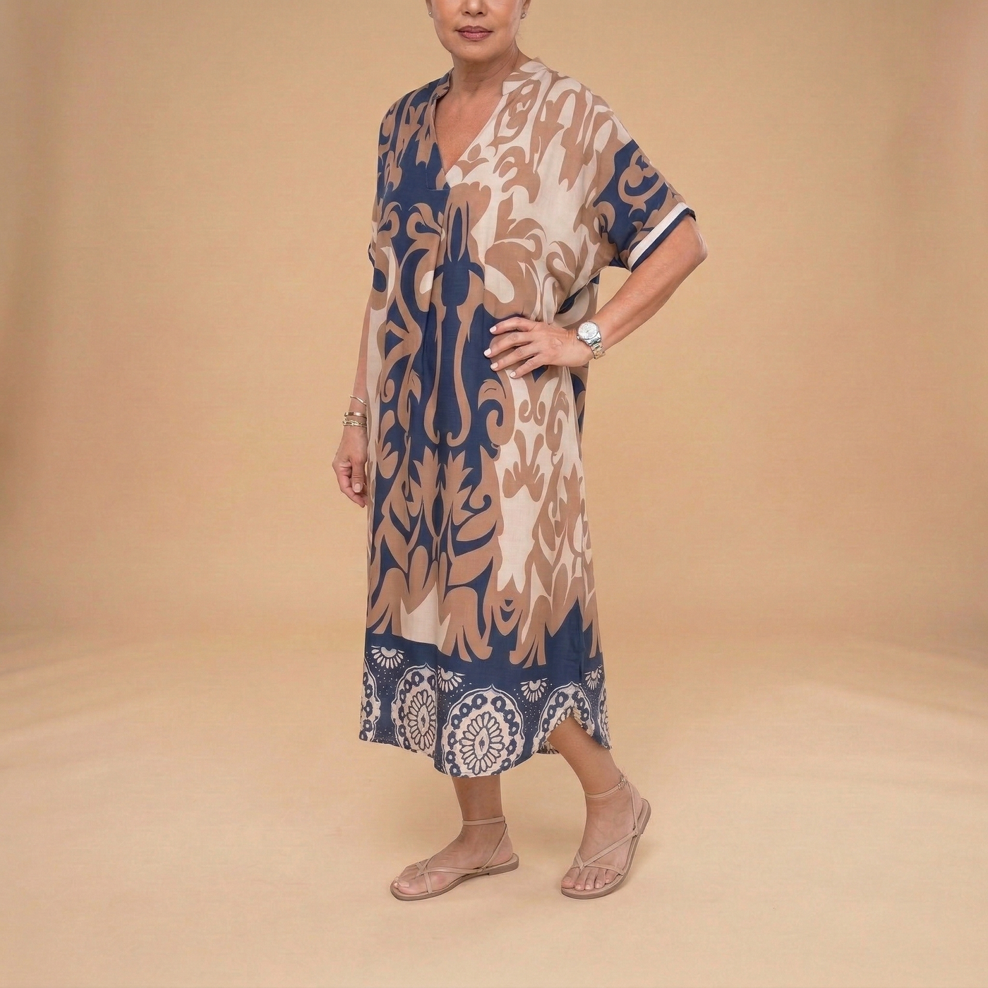 Amelia | Boho Belly Coverage Dress