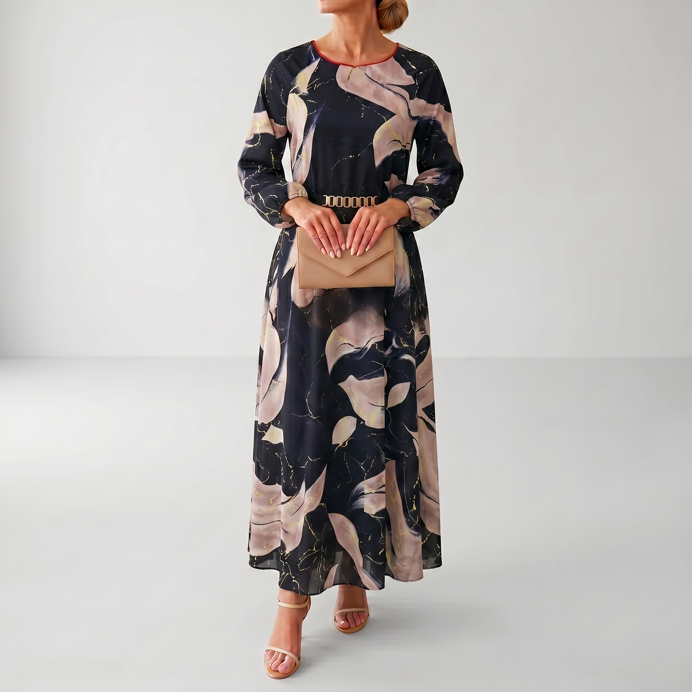 Celine A-Line Maxi Dress