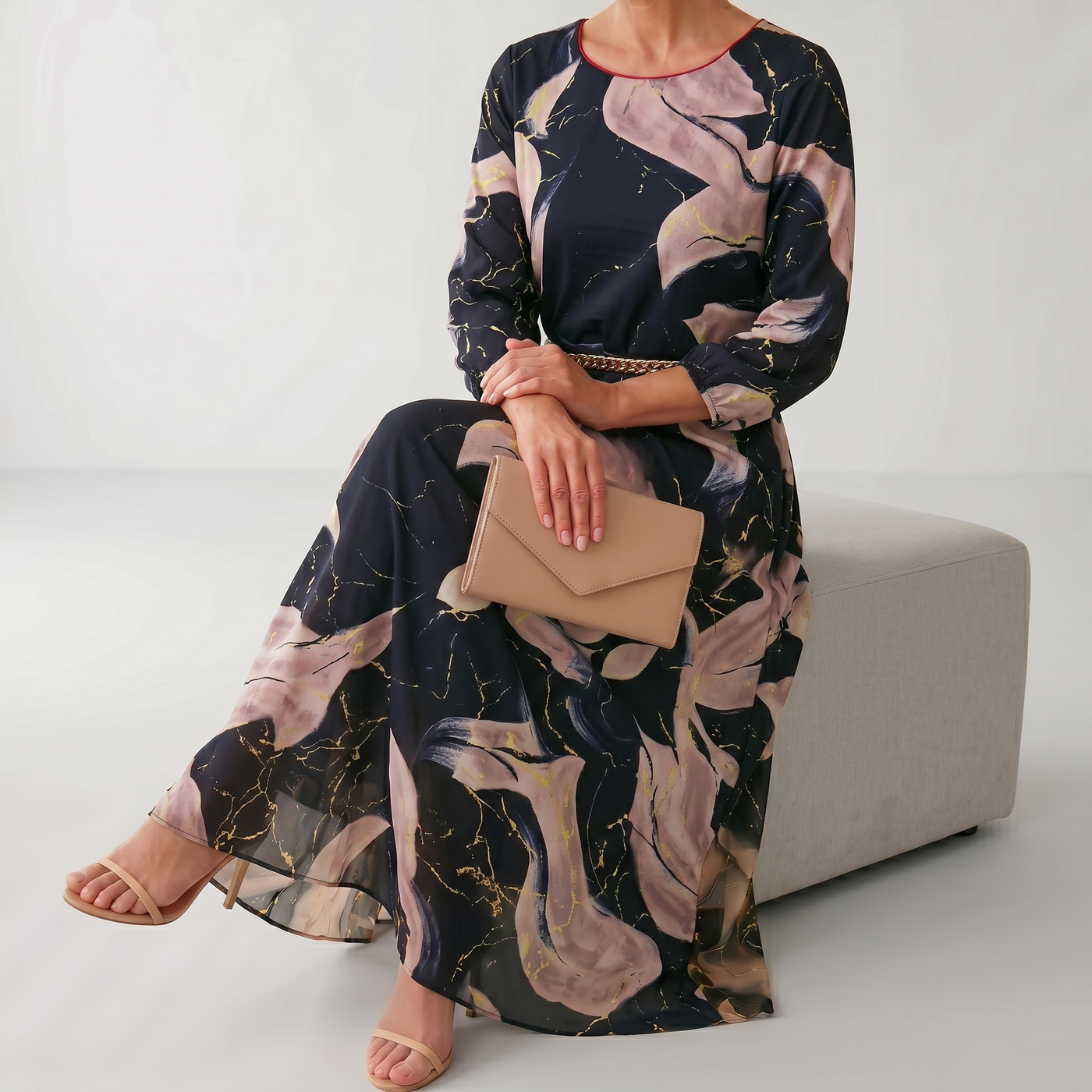 Celine A-Line Maxi Dress