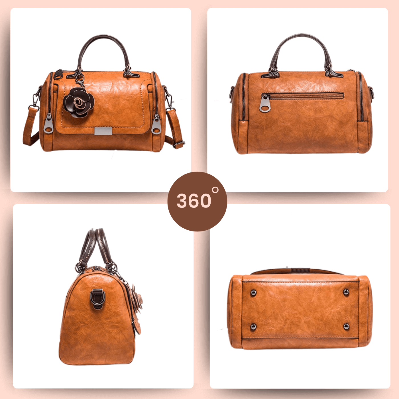 Veronica's Floral Accent | Handbag