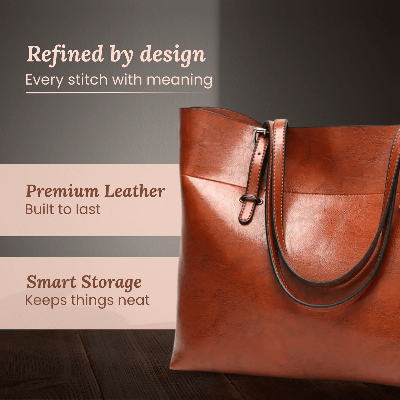Ginevra's Classic Tote | Shoulder Bag
