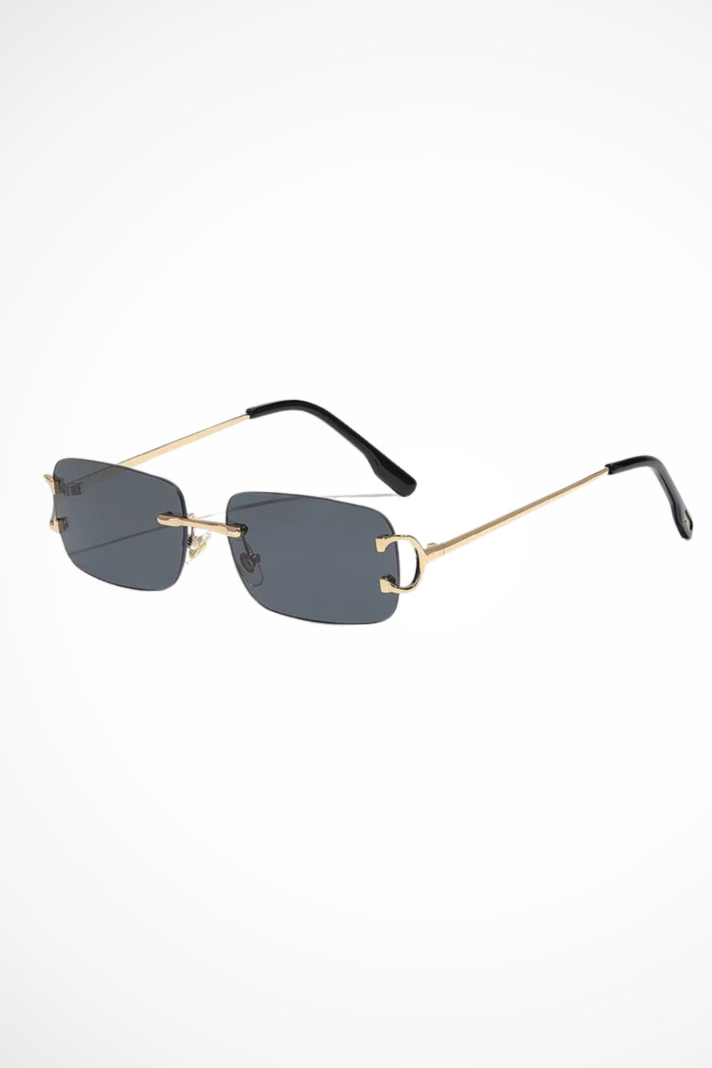 Effie | Rectangle Tinted Gold Frame Sunglasses