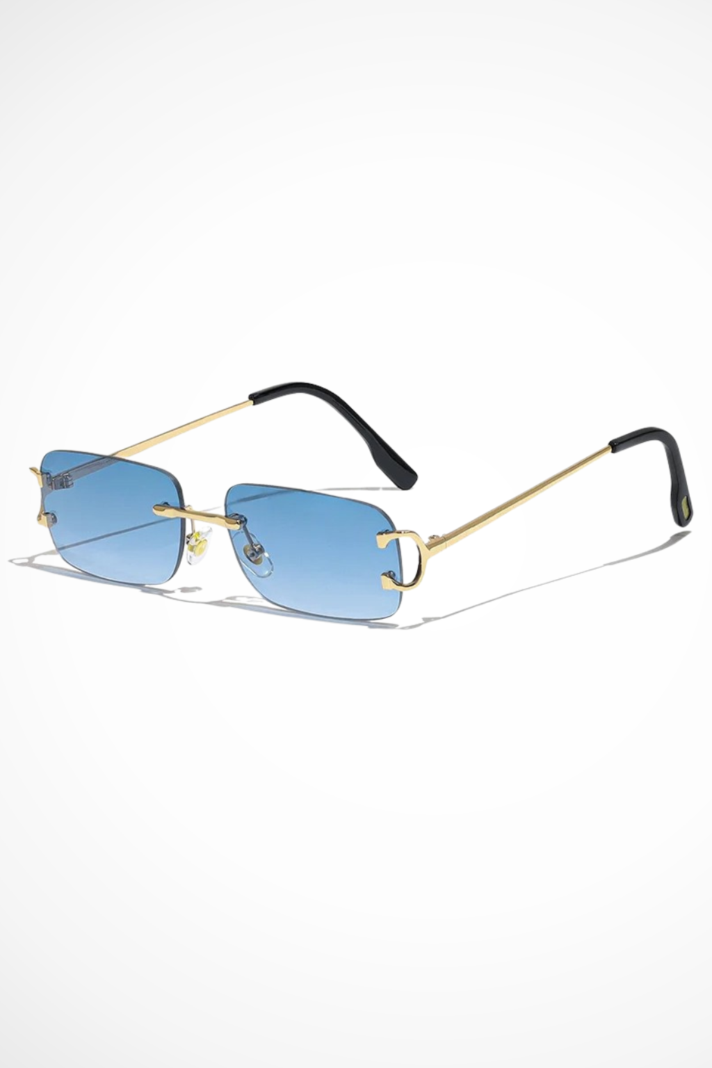 Effie | Rectangle Tinted Gold Frame Sunglasses